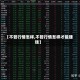【不管行情怎样,不管行情怎样才能赚钱】