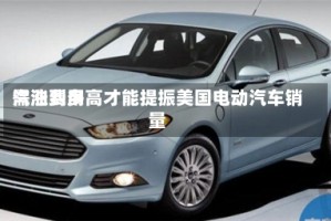 汽油费用需涨到多高才能提振美国电动汽车销量