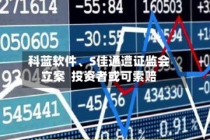 科蓝软件、S佳通遭证监会立案  投资者或可索赔