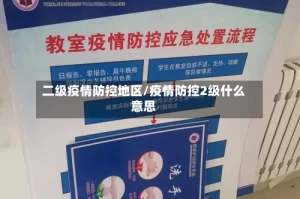 二级疫情防控地区/疫情防控2级什么意思