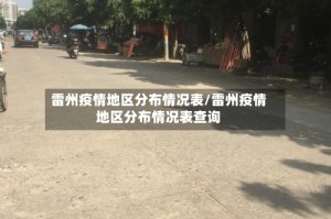 雷州疫情地区分布情况表/雷州疫情地区分布情况表查询