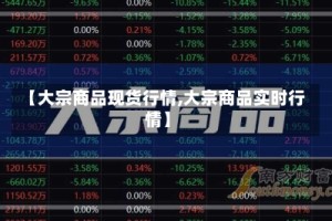 【大宗商品现货行情,大宗商品实时行情】
