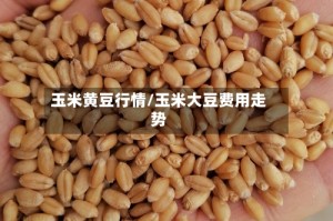 玉米黄豆行情/玉米大豆费用走势