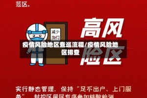 疫情风险地区查巡流程/疫情风险地区排查