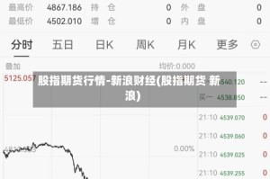 股指期货行情-新浪财经(股指期货 新浪)