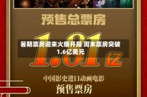 暑期票房迎来火爆开局 周末票房突破1.6亿美元