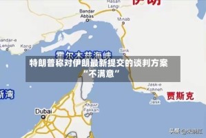 特朗普称对伊朗最新提交的谈判方案“不满意”
