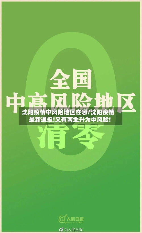 沈阳疫情中风险地区在哪/沈阳疫情最新通报!又有两地升为中风险!-第1张图片