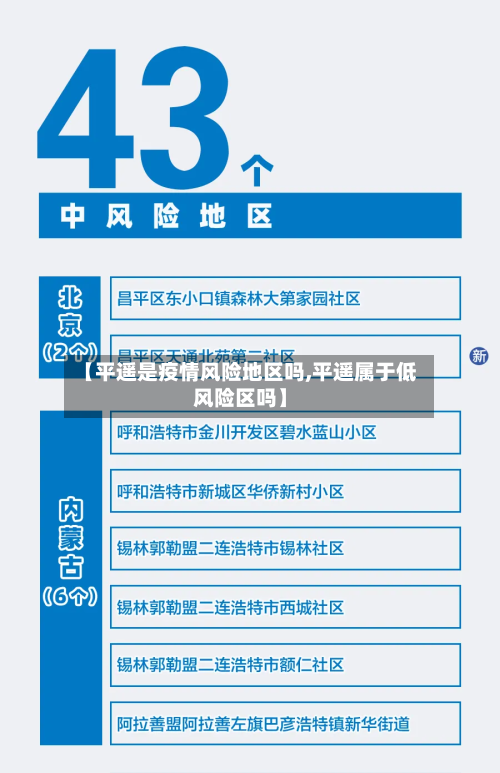 【平遥是疫情风险地区吗,平遥属于低风险区吗】-第3张图片