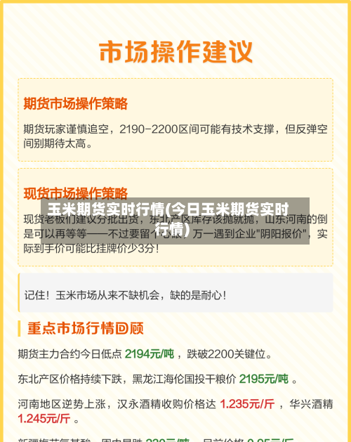 玉米期货实时行情(今日玉米期货实时行情)-第1张图片