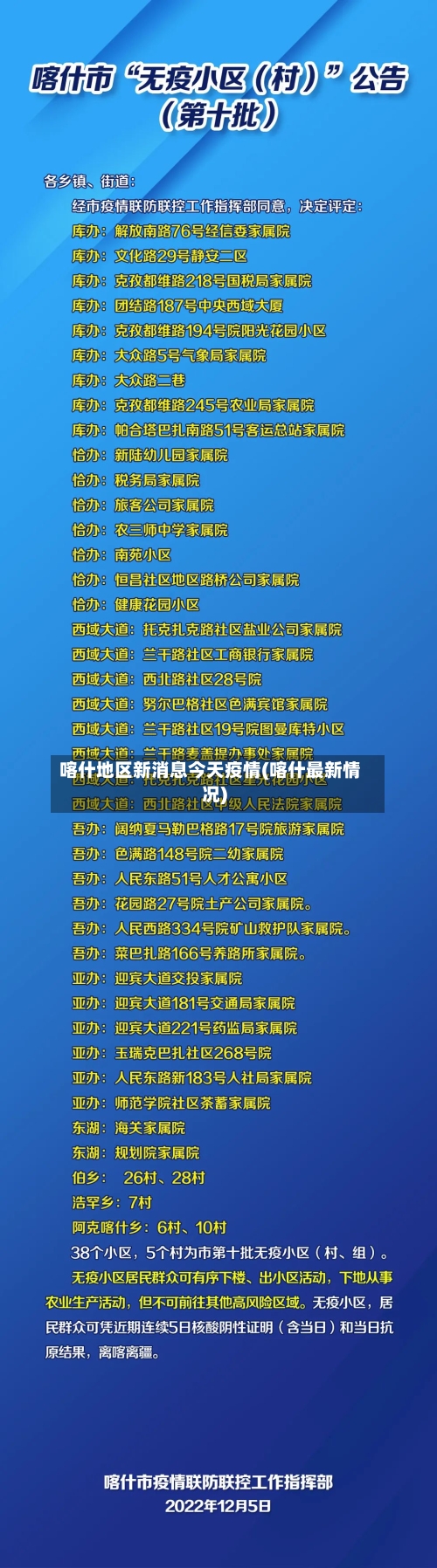 喀什地区新消息今天疫情(喀什最新情况)-第2张图片