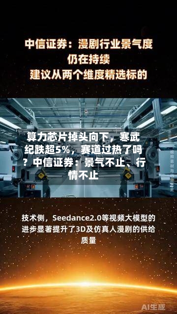 算力芯片掉头向下，寒武纪跌超5%	，赛道过热了吗？中信证券：景气不止	、行情不止-第2张图片