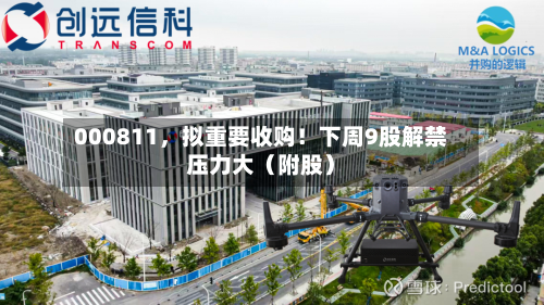 000811	，拟重要收购！下周9股解禁压力大（附股）-第1张图片