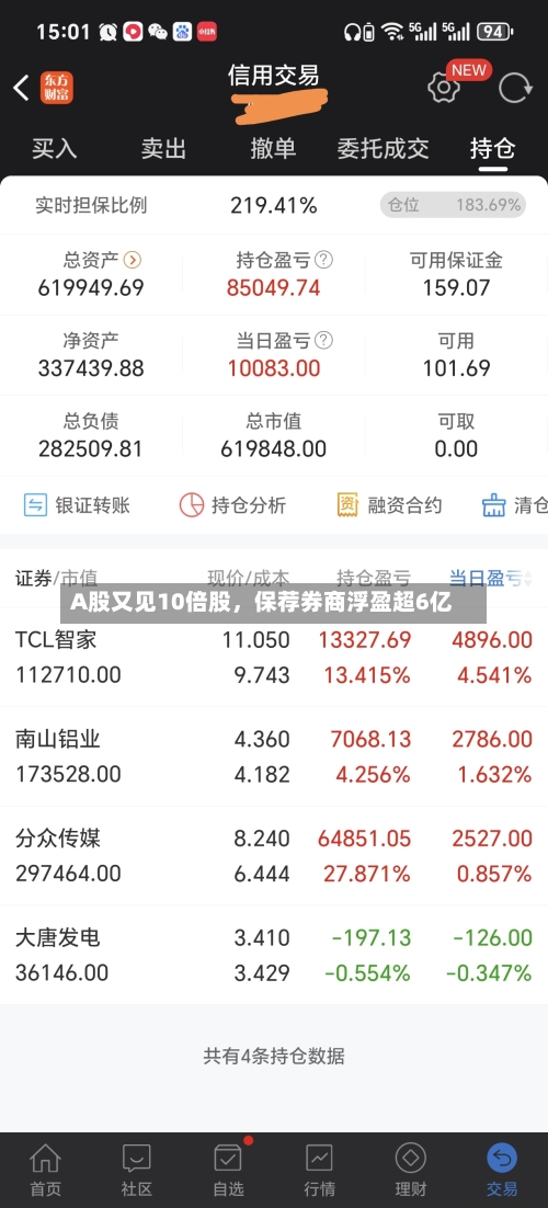A股又见10倍股，保荐券商浮盈超6亿-第1张图片