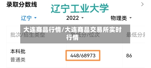 大连商品行情/大连商品交易所实时行情-第1张图片