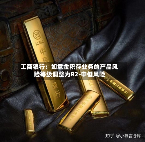 工商银行:如意金积存业务的产品风险等级调整为R2-中低风险-第1张图片