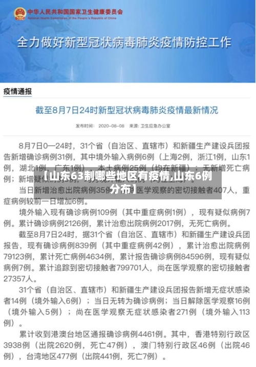 【山东63制哪些地区有疫情,山东6例分布】-第1张图片