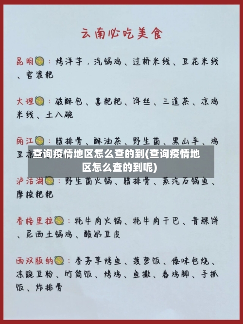 查询疫情地区怎么查的到(查询疫情地区怎么查的到呢)-第1张图片