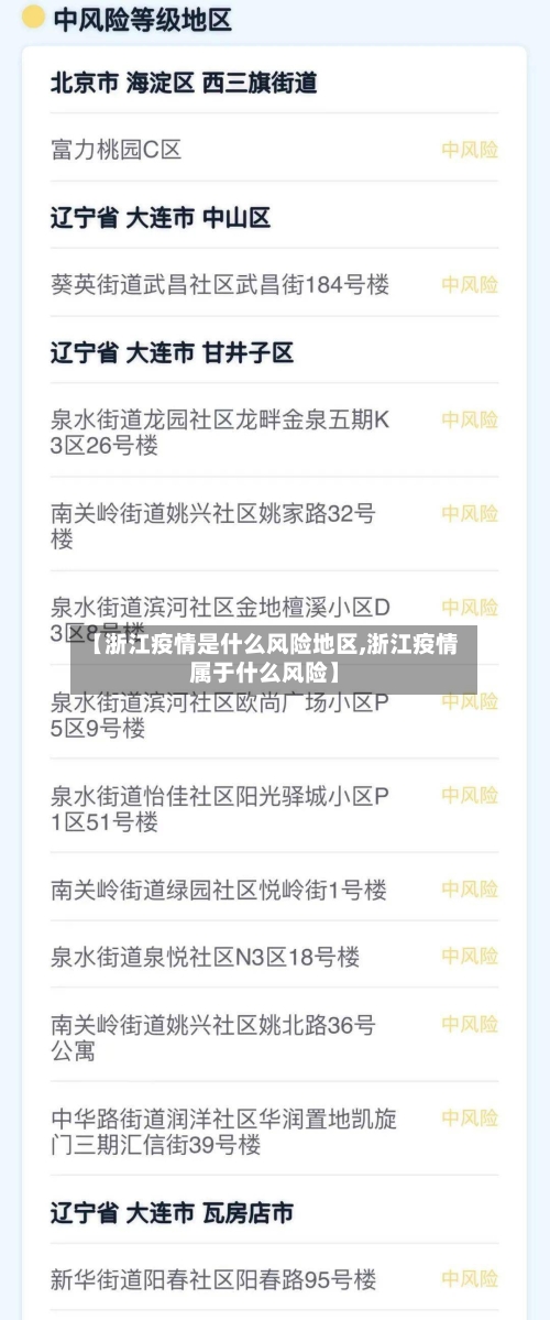 【浙江疫情是什么风险地区,浙江疫情属于什么风险】-第3张图片