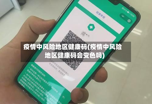 疫情中风险地区健康码(疫情中风险地区健康码会变色吗)-第3张图片