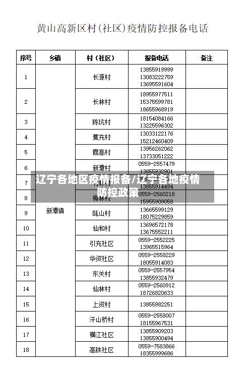 辽宁各地区疫情报备/辽宁各地疫情防控政策-第3张图片