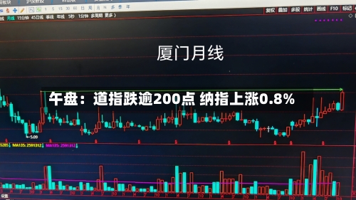 午盘：道指跌逾200点 纳指上涨0.8%-第1张图片