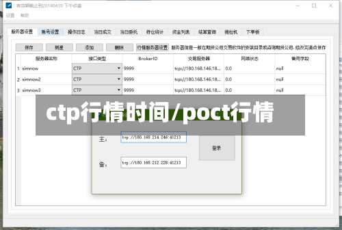 ctp行情时间/poct行情-第3张图片