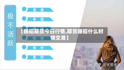 【晚稻期货今日行情,期货晚稻什么时候交易】-第3张图片